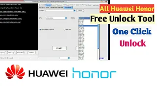 All Huawei Honor Unlock Just one click || Halabtech Tool Unlock Qualcomm MtK Samsung