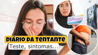 DIÁRIO DA TENTANTE - TESTE DE OVULAÇÃO, SINTOMAS E O QUE ESTOU USANDO | Vlog