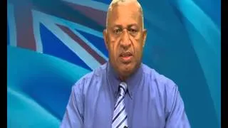Fijian Prime Minister Voreqe Bainimarama addresses the Nation on Draft Constitution