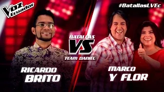 Marco y Flor vs Ricardo Brito - "Yo nací en este país" - Batallas - T2 - La Voz Ecuador