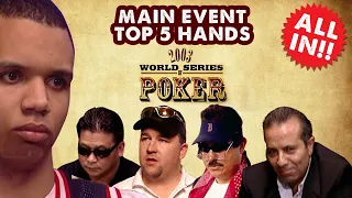 2003 WSOP Main Event - Top 5 Hands | World Series of Poker