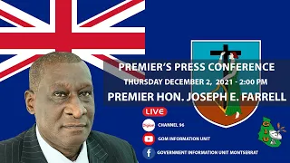 Premier's Press Conference - Government of Montserrat