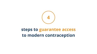 4 steps to guarantee effective access to modern contraception