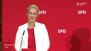 SPD-Führungstrio zu den Ergebnissen in Sachsen und Brandenburg