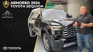 Super Comfortable Armored Vehicle , the Armored 2024 Toyota Sequoia