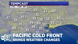 Remnants of Rick, Pacific cold front to bring weather changes