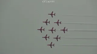 Red Arrows First Public Display at Faliro Athens
