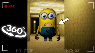 VR 360° MINION in Backrooms in real life! (secret banana)