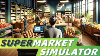 SUPERMARKET SIMULATOR #3 | HIRING NEW WORKER