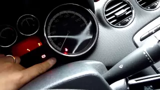 Peugeot 308 - How to reset service interval display