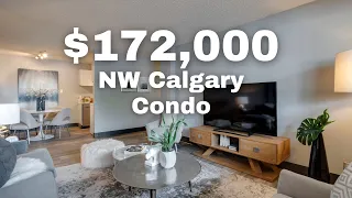 Tour a $172,000 NW Calgary 2 Bedroom Condo For Sale - Location Location