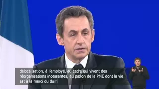 Discours de Nicolas Sarkozy à Villepinte