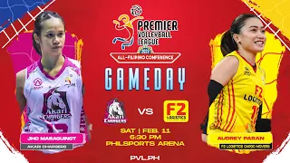 AKARI VS F2 LOGISTICS | GAME 2 FEB 11, 2023 | PVL All Filipino Conference 2023