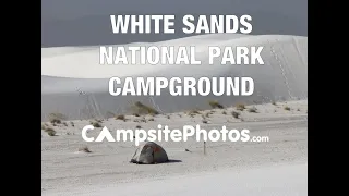 White Sands National Park Campsites, New Mexico