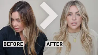 Step by Step Color + Toner + Extensions | DIY Hair Transformation