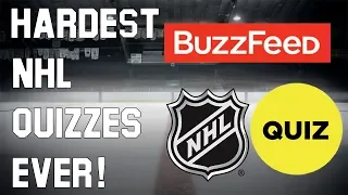 TAKING NHL BUZZFEED QUIZZES!