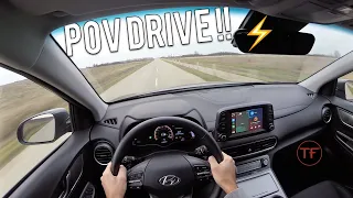 Hyundai Kona Electric (64kWh) POV Drive & Acceleration!