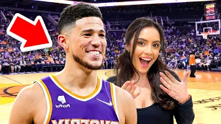 I Took My Girlfriend To Her FIRST NBA Game!! *Devin Booker Surprise*