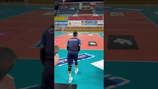 How fast can a libero serve? #volleyball #volley #libero #serve