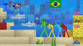 O Reino dos Golfinhos - Animação vs Minecraft Shorts Episódio 13 Dublado Pt-Br