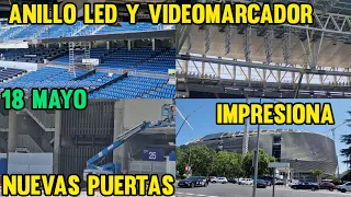 🤯 CADA VEZ SE PARECE MÁS A LOS RENDERS ⚠️ OBRAS del SANTIAGO BERNABEU (18 mayo 2023)