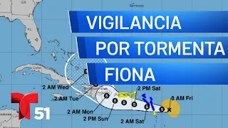 Tormenta tropical Fiona: se mantiene vigilancia para Puerto Rico