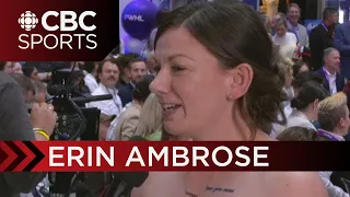 Canadian Erin Ambrose on being selected 6th overall in PWHL draft Montreal | CBC Sports