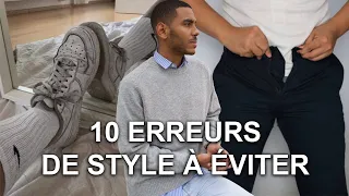 10 ERREURS MODE HOMME À ÉVITER !