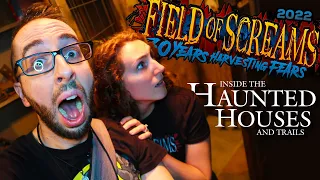 VLOG: Field of Screams 2022 | OPENING WEEKEND | All Houses & Attractions + ALL NEW Projection Show!