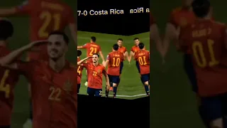 Spain 7-0 Costa Rica Fifa world cup 2022 highlights #shorts #viral #shortsviral