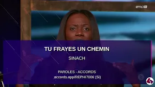 Paroles - Tu frayes un chemin - Sinach - accords