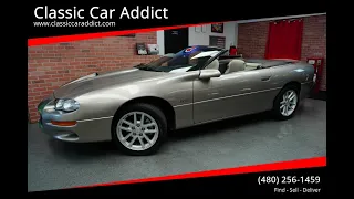 Test Drive 1 owner 10k actual miles 2000 Chevrolet Camaro SS 6-Speed SOLD  Classic Car Addict