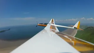 Wales: RC Glider Adventure Part 7: Rhossili Bay: Mystique 2.8m rc glider