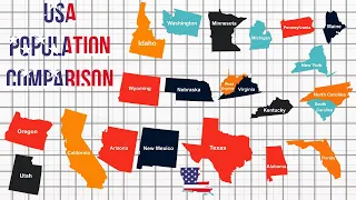 USA Population Comparison | All 50 States Compared