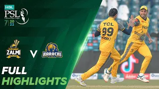 Full Highlights | Peshawar Zalmi vs Karachi Kings | Match 19 | HBL PSL 7 | ML2T