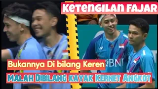 Moment Tengil Fajar Alfian Rian Ardianto di Malaysia open 2023