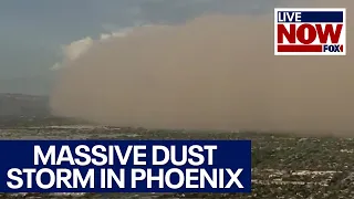 Massive dust storm near Phoenix: First major storm of monsoon season | LiveNOW from FOX