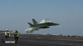Iran was surprised!!! that the F/A-18 Hornet showed off its capabilities over the Red Sea