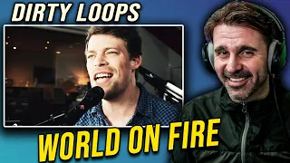 MUSIC DIRECTOR REACTS | Dirty Loops - World on fire