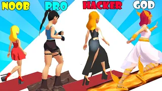 NOOB vs PRO vs HACKER vs GOD - Shoe Race