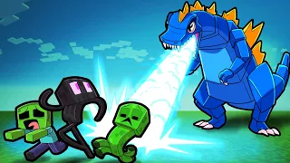 Rainbow Friends but BLUE IS GODZILLA!! (Minecraft)