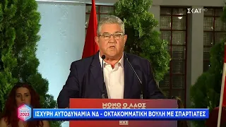 Οι δηλώσεις του Δημήτρη Κουτσούμπα | Ελληνικές Βουλευτικές Εκλογές 2023