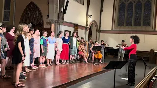 A Malekh Veynt. An Angel Weeps. Village Harmony Teen World Music Ensemble in Newton, MA, USA