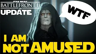 Star Wars Battlefront 2 Update | HOTFIX | PALPATINE REMOVED | Stamina Changes