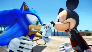 MICKEY VS SONIC - GREAT BATTLE