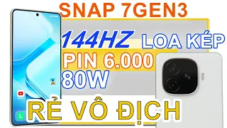 MỞ HỘP IQOO Z9 5G: SNAP 7GEN3, AMOLED 144HZ, LOA KÉP, PIN 6.000 SẠC 80W, RẺ VÔ ĐỊCH !!!