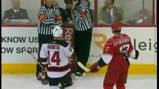 Brodeur goes Crazy after goal with 0.2 seconds left!