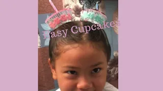 Easy Crazy Hair Day Cupcakes