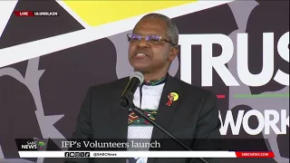 IFP President Velenkosini Hlabisa addresses Volunteers Launch in Ulundi