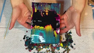 Galaxy 🌌  Acrylic Swipe | Stunning Colour Combo Acrylic Pouring